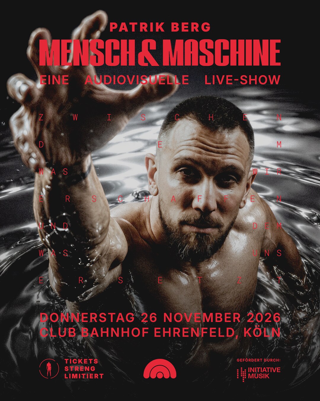 Mensch & Maschine — Live Show Flyer